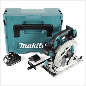 Makita DHS680Y1J 18V Li-Ion Accu cirkelzaag set ( 1 x 1,5Ah ) in Mbox - 165mm - koolborstelloos