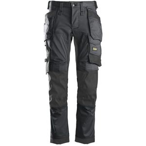 Snickers 6241 AllroundWork Stretch Werkbroek Met Holsterzakken - Staal Grijs - Maat 148