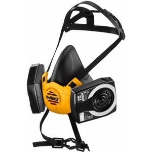 DeWalt DXIR1HMMP3 Lichtgewicht Halfgelaatsmasker Met P3 Filters - Maat M