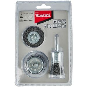Makita D-66070 3-delige Borstelset 0.3mm