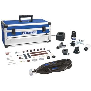 Dremel 8260-5/65 12V Li-ion Multitool Set (2x3.0Ah) In Aluminium Koffer + 65 Acc - Koolborstelloos