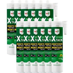 TEC7 X-Tack Montagekit - Wit - Koker - 290ml (12st)
