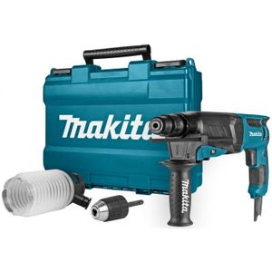 Makita HR2630X2 SDS-plus Combihamer Incl. Snelspanboorkop & Stofafzuigset In Koffer - 800W - 2,4J