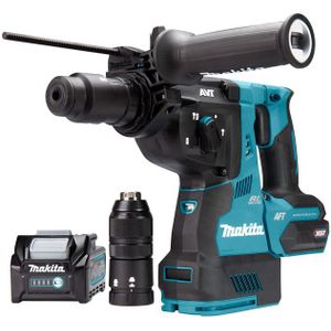 Makita HR002GM204 XGT 40V Max Li-Ion Accu SDS-Plus Combihamer Set (2x 4,0Ah) Incl. Stofafzuigsysteem In Mbox - 2,8J - Koolborstelloos