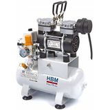 HBM 4 Liter PROFI LOW NOISE airbrush compressor