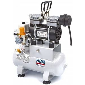 HBM 4 Liter PROFI LOW NOISE airbrush compressor