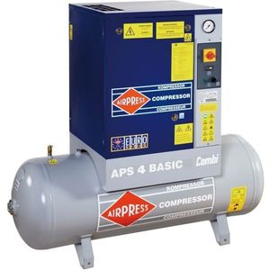 AIRPRESS 400V schroefcompressor combi APS 4 basic