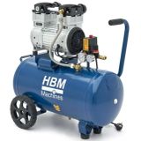 HBM - 50 Liter Compressor - Low Noise - Aluminium - 2PK 1,5 kW