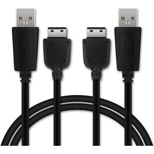 2x Samsung GT-E1190 Kabel 18 Pin Connector Datakabel 1m Laadkabel van CELLONIC