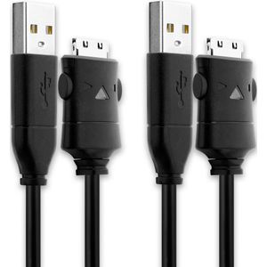 2x Samsung Digimax i50 USB Kabel SUC-C2 (24 Pin) Datakabel 1.5m USB Oplaad Kabel