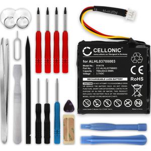TomTom 4EN.001.02 Accu Batterij + Schroevendraaier-set 700mAh van CELLONIC