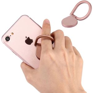 Samsung SM-G110H Galaxy Pocket 2 Vinger ringhouder voor smartphone, tablet - GSM Houder voor grip tijdens fotograferen, filmen rose goud Plastic