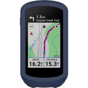 siliconen bumpercase - optimale bescherming voor fiets navigatie / fietscomputers donkerblauw - Siliconen protection