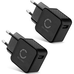 2x Apple iPad mini 3 - A1600 Oplader 5V Oplaadkabel Adapter Stopcontactlader