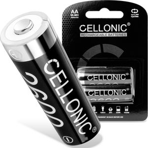 Garmin Oregon 550t Accu Batterij 2x 2600mAh AA van CELLONIC