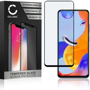 Xiaomi Redmi Note 11 Pro Schermbeschermer 9H getemperd glas 3D Case-friendly van CELLONIC