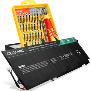HP 722297-005 Accu Batterij + Schroevendraaier-set 3400mAh van subtel