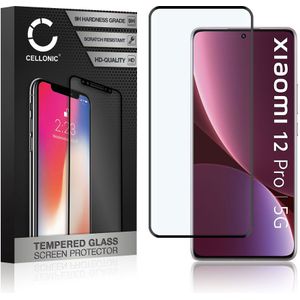 Xiaomi 12 Pro Schermbeschermer 9H getemperd glas 3D Full Cover van CELLONIC