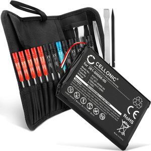 Garmin Camper 760LMT-D Accu Batterij + Gereedschapsset 23dlg 1500mAh van Cellonic
