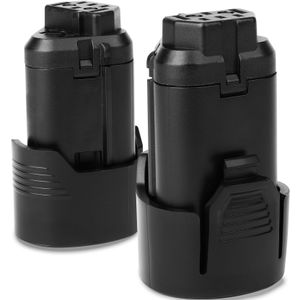 2x AEG BSS12C Accu Batterij 12V 2Ah van CELLONIC