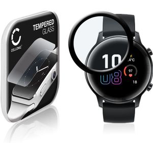 Honor Magic Watch 2 (42mm) Schermbeschermer 9H getemperd glas 3D Full Cover van CELLONIC