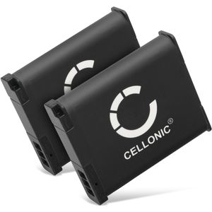 2x Panasonic Lumix DMC-ZS50 Accu Batterij 1050mAh van CELLONIC
