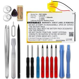 Sony PRS-T1 Accu Batterij + Schroevendraaier-set 700mAh van subtel