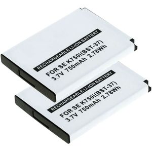 2x Sony Ericsson Z300i Accu Batterij 750mAh van subtel