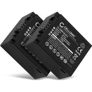 2x Batterij voor Panasonic Lumix DMC-G1 Accu 1250mAh