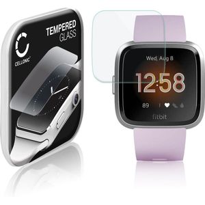 FitBit Versa Lite Schermbeschermer 9H getemperd glas 2.5D van CELLONIC