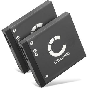 2x Panasonic Lumix DMC-FS35 Accu Batterij 700mAh van CELLONIC