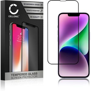 Apple iPhone 14 Schermbeschermer 9H getemperd glas 3D Case-friendly van CELLONIC