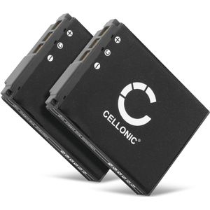2x Batterij voor Sony Cyber-shot DSC-P200 Accu 1000mAh
