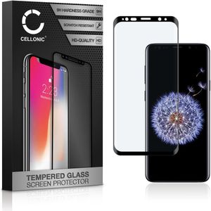 Samsung Galaxy S9 Plus (SM-G965) Schermbeschermer 9H getemperd glas 3D Full Cover van CELLONIC