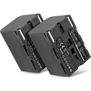 2x Batterij voor Samsung VP-D590 Accu 3000mAh