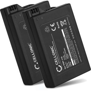 2x Sony PSP-1000 Accu Batterij 1800mAh van CELLONIC