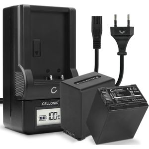 2x Sony DCR-SR21 Accu Batterij + Oplader 2200mAh van CELLONIC