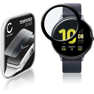 Samsung Galaxy Watch Active 2 (44mm) Schermbeschermer 9H getemperd glas 3D Full Cover van CELLONIC