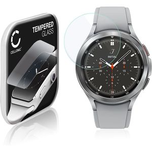 Samsung Galaxy Watch 4 Classic (46mm) Schermbeschermer 9H getemperd glas 2.5D van CELLONIC