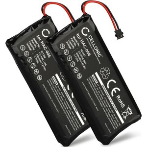 2x Nintendo Joy-Con (L) HAC-015 Accu Batterij 450mAh van CELLONIC