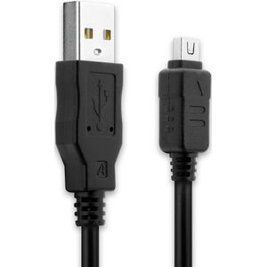 Olympus OM-D E-M10 Kabel 12 Pin USB Datakabel 1.5m Laadkabel van subtel