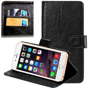 Smart Case Phicomm i700 Book Case Portemonnee Hoesje Flip Hoesje Book Cover Flip Wallet Flip Armor zwart