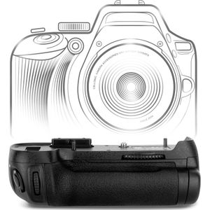 Nikon D810A battery grip MB-D12 accuhouder voor EN-EL15 - vertical grip portret modus en ontspanner