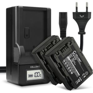 2x Camera accu voor Sony Alpha 7S III Accu 2040mAh + Oplader