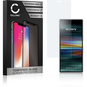 Sony Xperia 10 Schermbeschermer 9H getemperd glas 3D Full Cover van CELLONIC