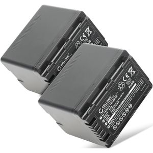 2x Panasonic HDC-TM80 Accu Batterij