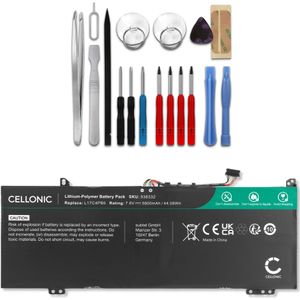 Lenovo Yoga 530-14IKB Batterij 5800mAh + Schroevendraaier-set van Cellonic