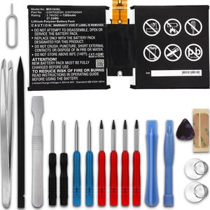 Microsoft MSK-1645 Accu Batterij + Schroevendraaier-set 7200mAh van subtel