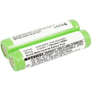 Panasonic KX-TG8232 Accu Batterij 700mAh van subtel