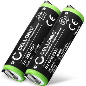 2x Moser 1852-7531 Accu Batterij 2000mAh van subtel